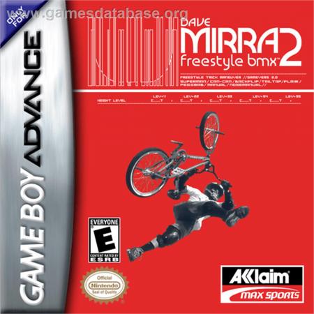 Cover Dave Mirra Freestyle BMX 2 for Game Boy Advance